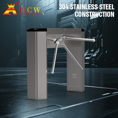 HCW Access Control SS304 Tripod Turnstile Gate Security Entrance