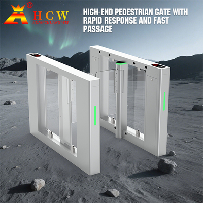 Pedestrian Barriers RFID Swing Barrier Turnstile Access Control Intelligent