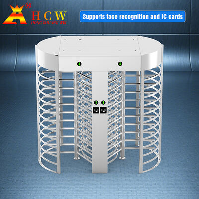 HCW Full Height Turnstile with 120° Full Height Movement ISO 9001/CE Certified and 5 Million-Cycle Lifespan