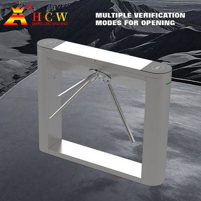 HCW Security Tripod Turnstile Gate Access Control Face Recognition Turnstile for Gyms Scenic Area