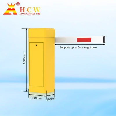 1.5sec αβούρτσιστη μηχανή 200W πυλών 24VDC εμποδίων χώρων στάθμευσης ταχύτητας διευθετήσιμη