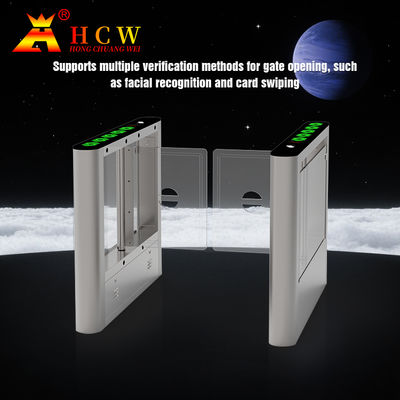 HCW Swing Barrier Turntile Gate Πυρόστερη Ηλεκτρονική Αυτοματοποιημένη Υψηλή Ασφάλεια Για Γυμναστήριο