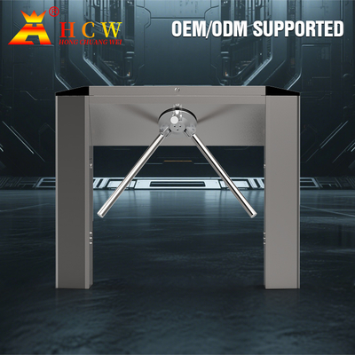 HCW RFID Card Reader Turnstile Gate 70kg Tripod Access Control System