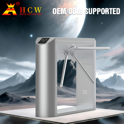 HCW Fingerprint Tripod Turnstile Gate Automatic RS485 Communication Interface