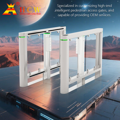 Hcw αυτόματη πύλη γυρισμάτων LED δείκτης αντι σπάσιμο Ss304 Ασφάλεια κανάλι επαγωγής 40w