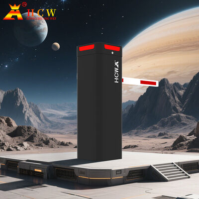 HCW ISO 9001/CE Certified Parking Barrier Gate with 340*340*1095mm Enclosure and Cold Rolled Steel Construction