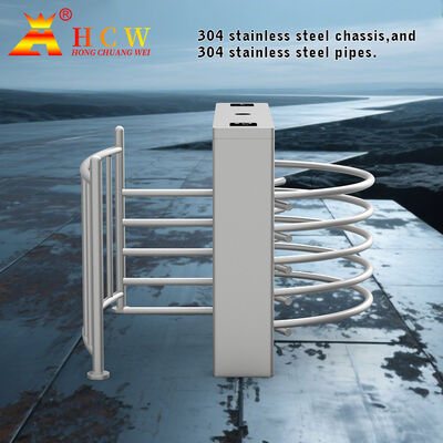 HCW Automatic Turnstile Gate with Biometric Integration RS485 Interface and 20 People/Minute Throughput