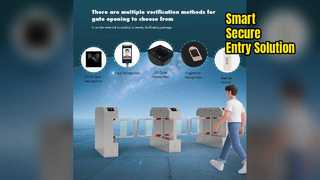 Ασφαλής είσοδος περιστροφικής πύλης Smart Access Control